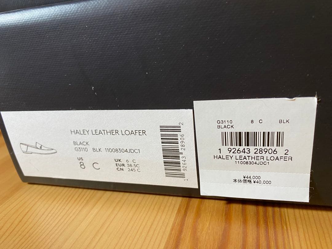 新品未使用COACH 黒ローファー 金具付き