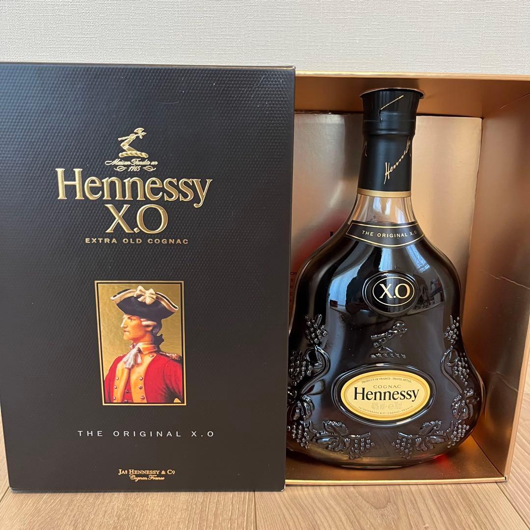 Hennessy X.O エクストラオールドコニャック ギフトボックス付き