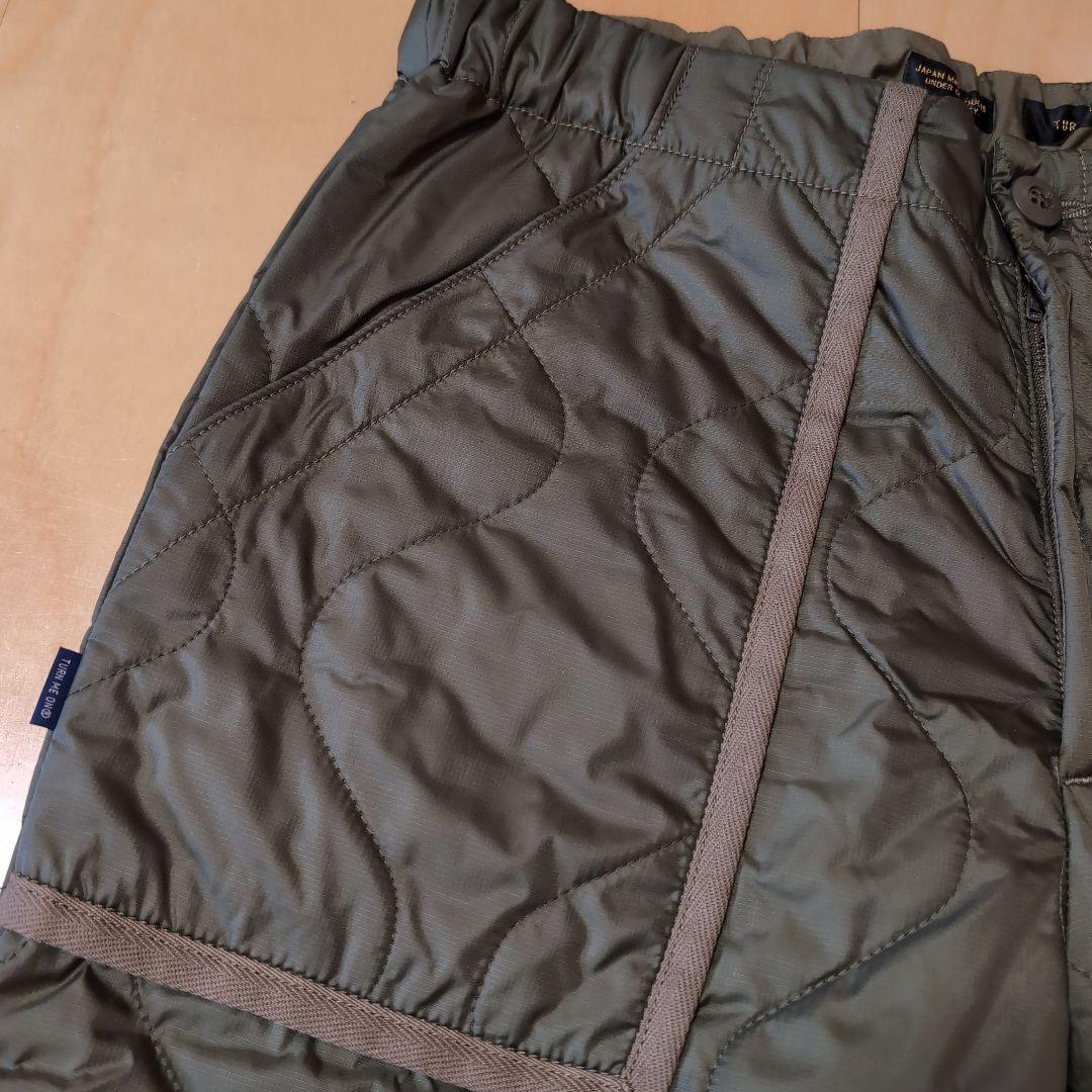 t*e様 TURN ME ON® キルティングイージーベイカーパンツ オリーブ