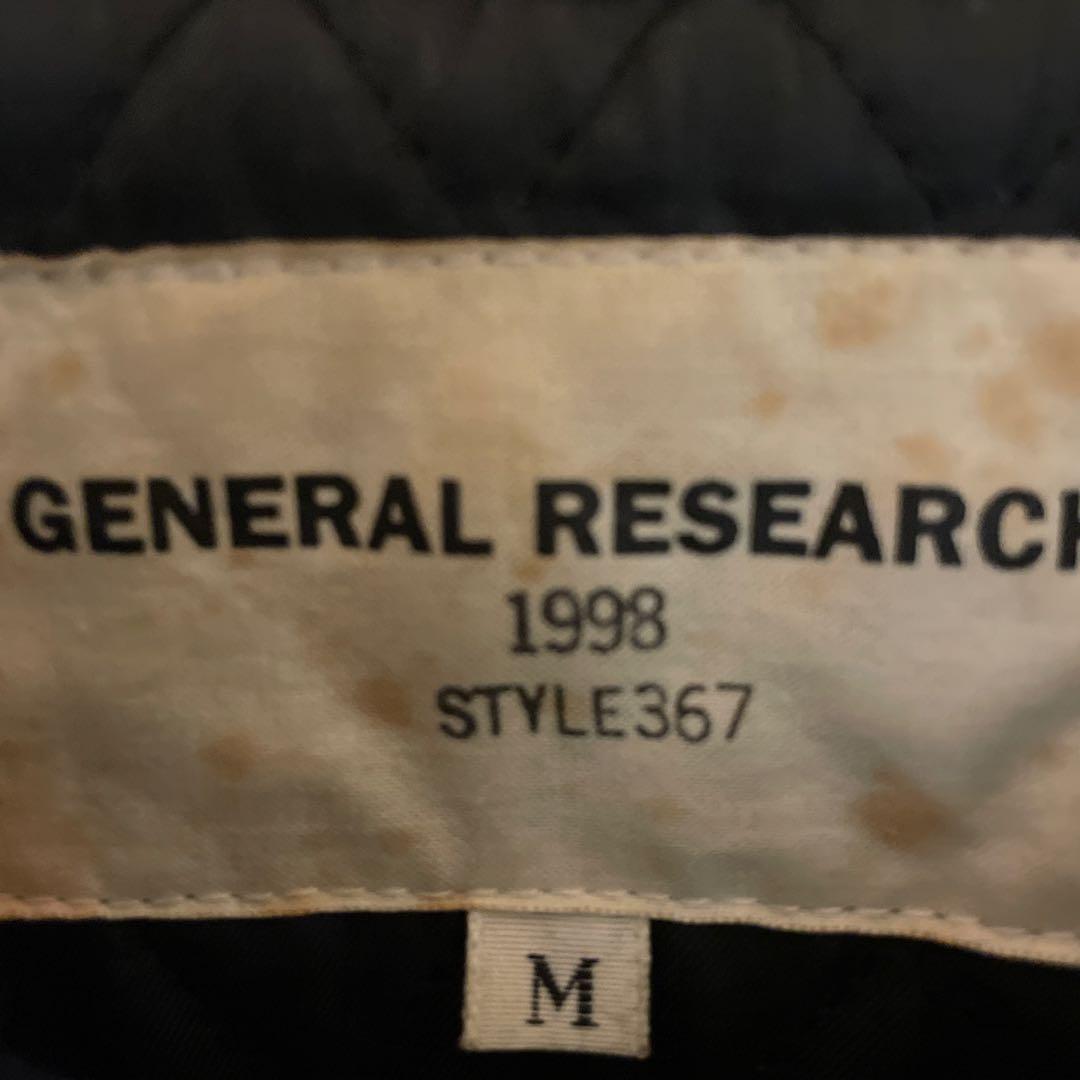 GENERAL RESEARCH スタジャン ネイビー/ホワイト