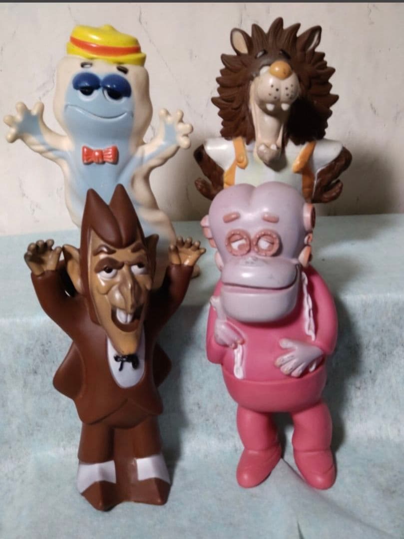 1970年代 オリジナル ☆ジェネラルミルズ4体 ソフビ シリアル 非売品