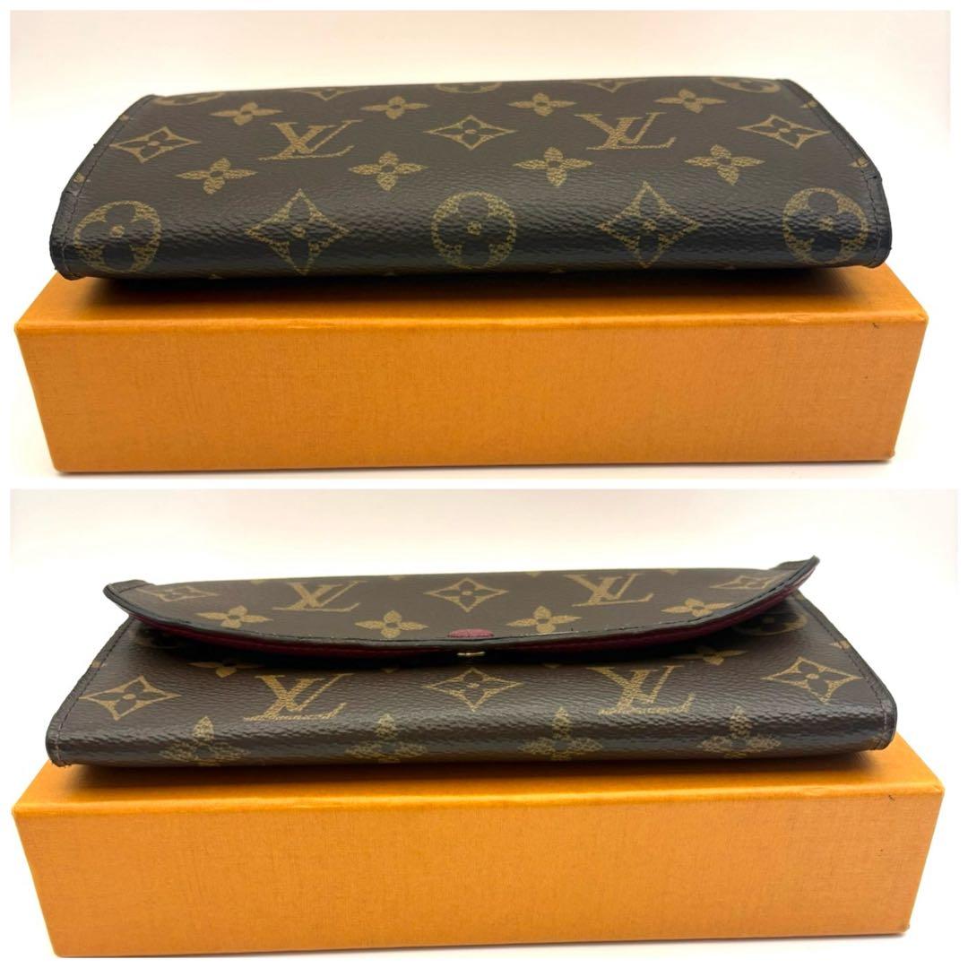 ルイヴィトン モノグラム ポルトフォイユ エミリー フューシャ M61289