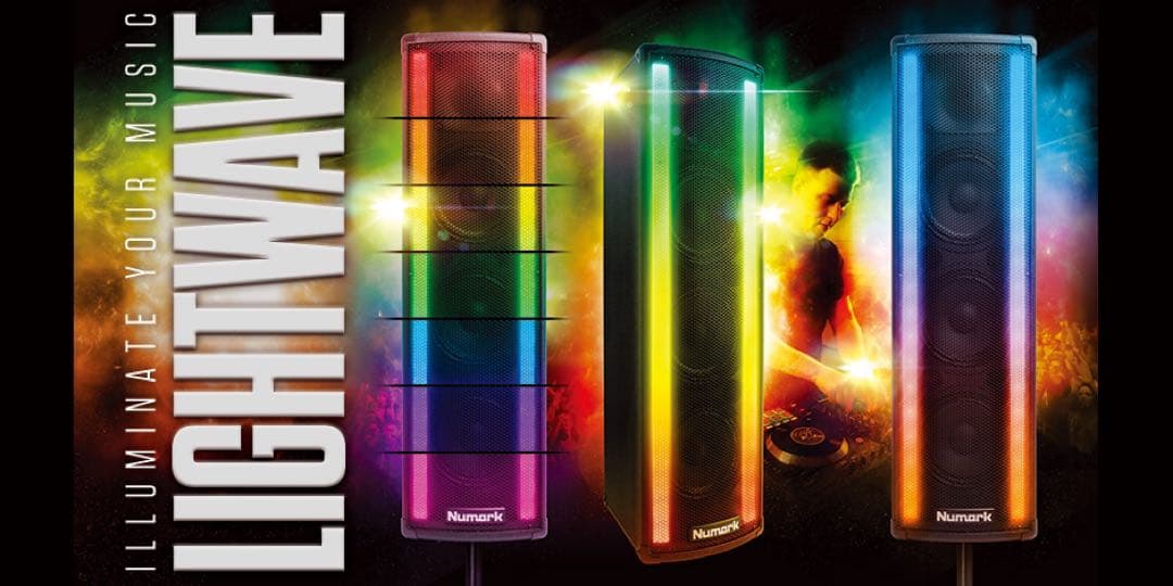 スピーカー Numark Lightwave マーク・ライトウェーブ LED搭載