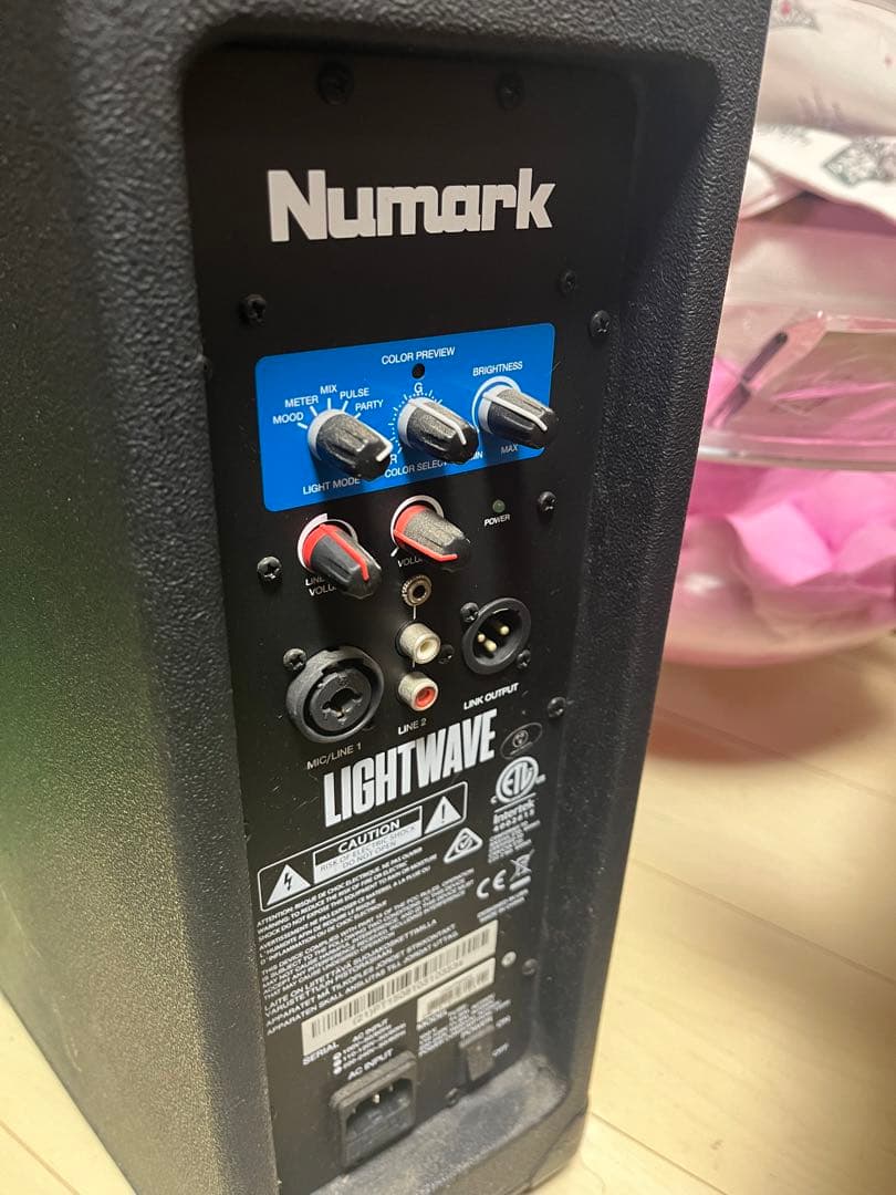 スピーカー Numark Lightwave マーク・ライトウェーブ LED搭載