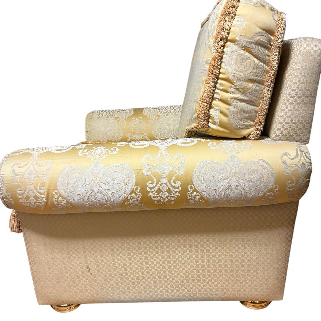 イタリア製　BDS　高級1人掛けソファ アンティーク