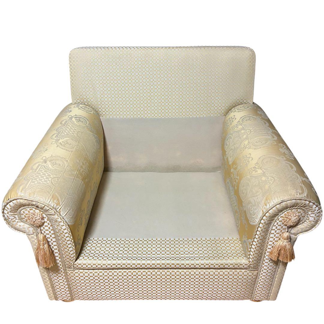 イタリア製　BDS　高級1人掛けソファ アンティーク