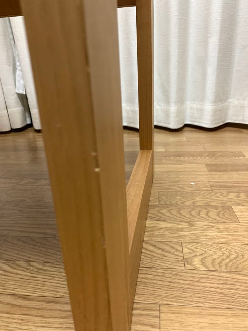 ２月末までアルダー天然木 アールデザインデスクシリーズ デスク・幅120.5cm