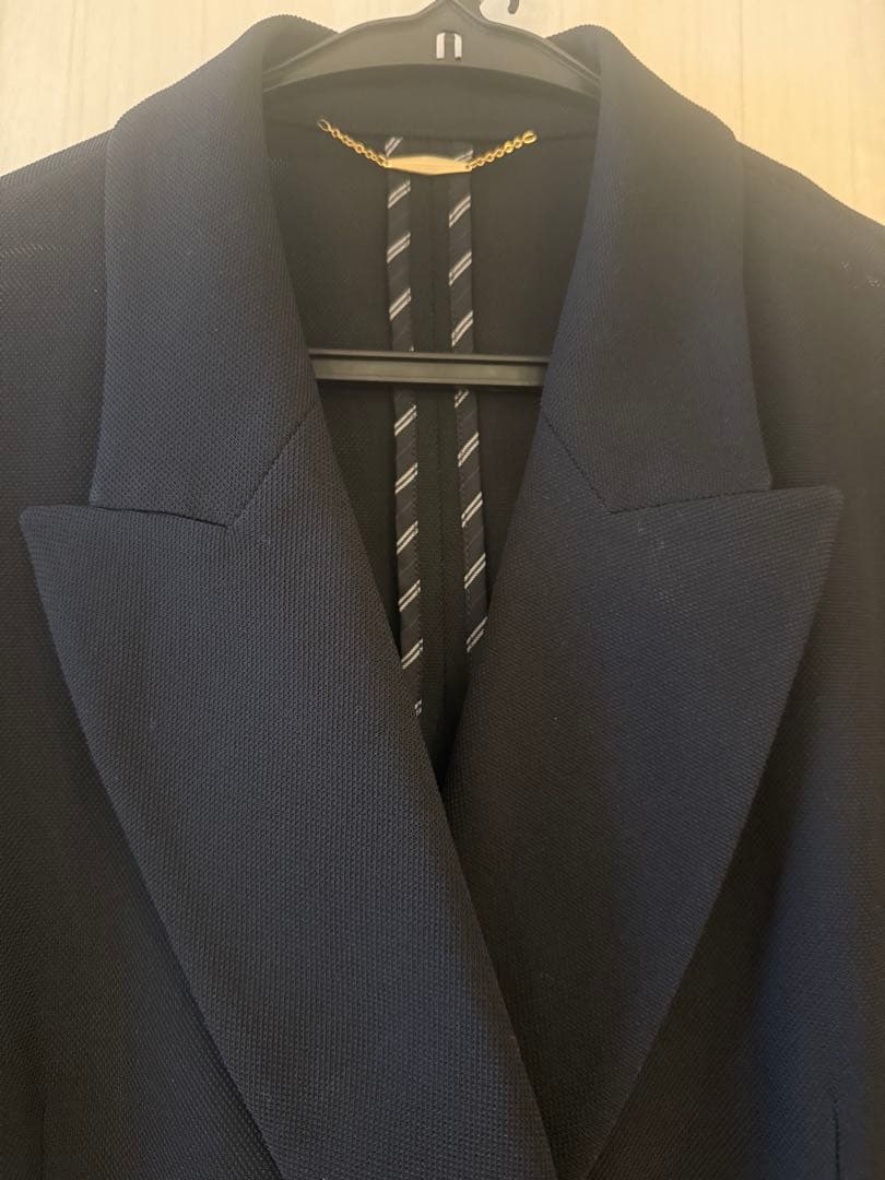 allureville レノクロスダブルブレストジャケット　伸縮性　金ボタン