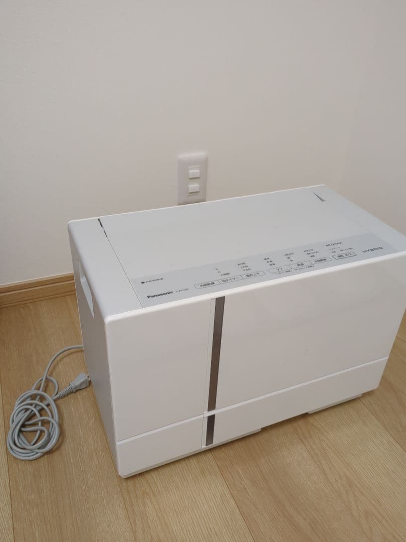 Panasonic ECONAVI HYBRID 除湿機 ホワイト
