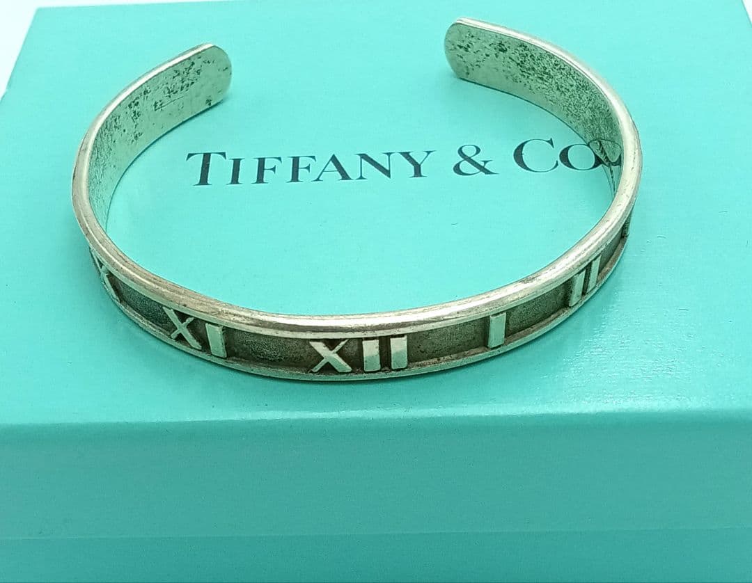 週末SALE！【Tiffany & Co】アトラス シルバー バングル