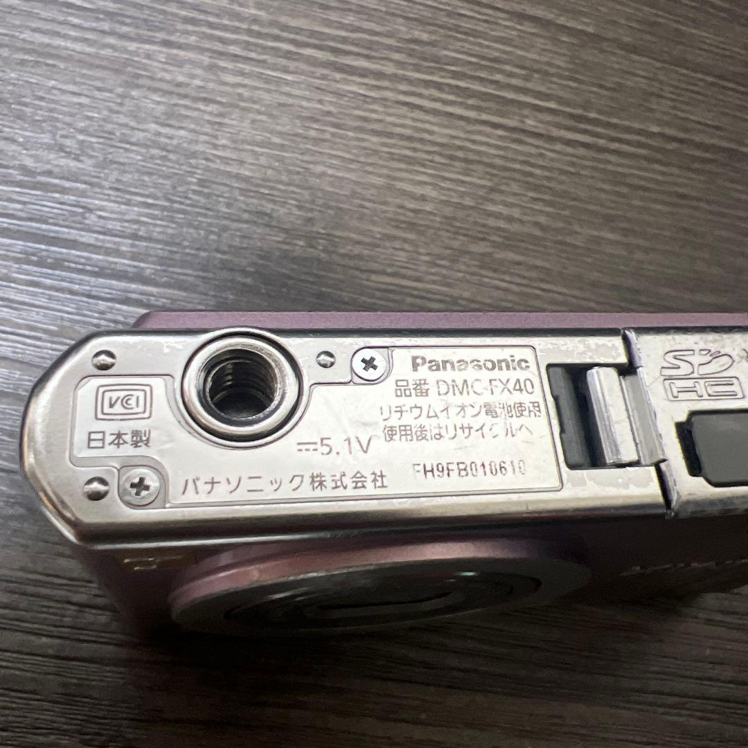 デ*】様 Panasonic DMC-FX40 12メガピクセル コンパクトデジ