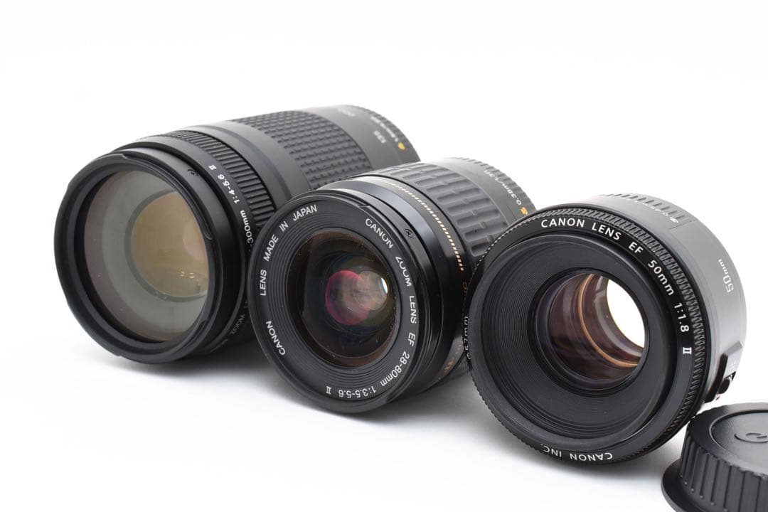 Canon EOS 6D Mark II標準&望遠&単焦点トリプルレンズセット