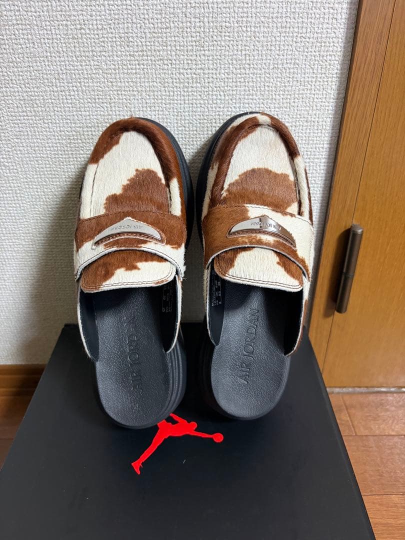 air jordan mule se ローファー　ジョーダン　ミュール　ハラコ