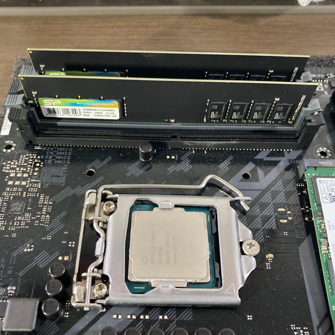 ASUS TUF H370-PRO GAMINGマザーCPUメモリSSDセット