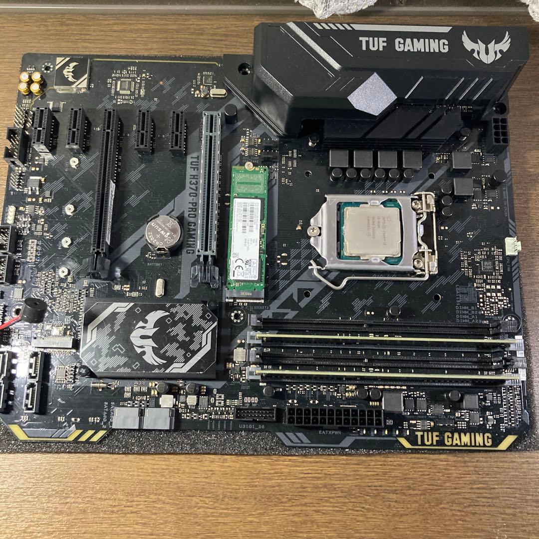 ASUS TUF H370-PRO GAMINGマザーCPUメモリSSDセット
