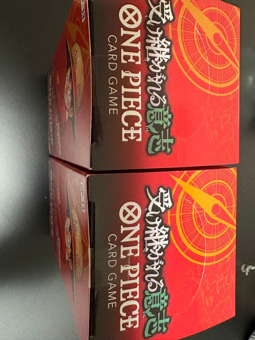 受け継がれる意志　未開封box テープ付き　2box ワンピースカード