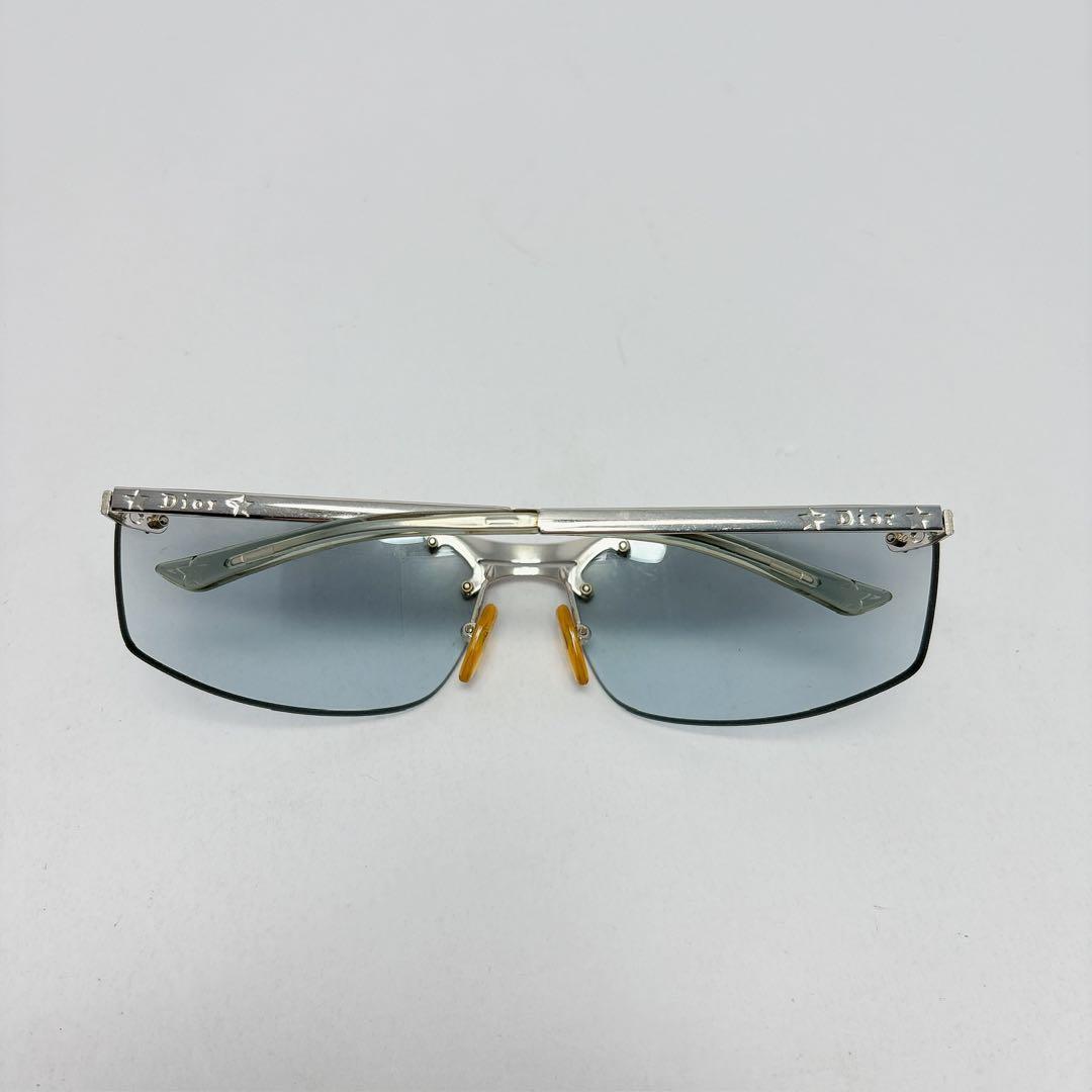3280◯ DIOR シルバー フレーム スポーツ サングラス