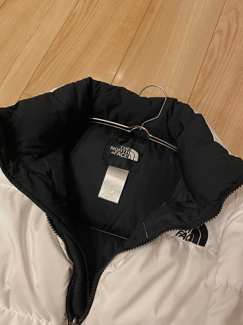 THE NORTH FACE ホワイト ダウンジャケット　ヌプシ