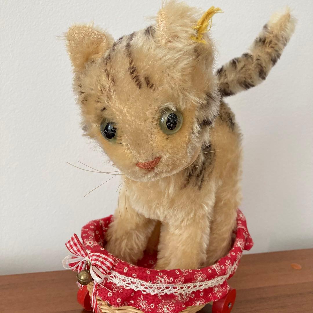 専用　トラ猫　オールドシュタイフ　シュタイフ　猫　ぬいぐるみ　ヴィンテージ