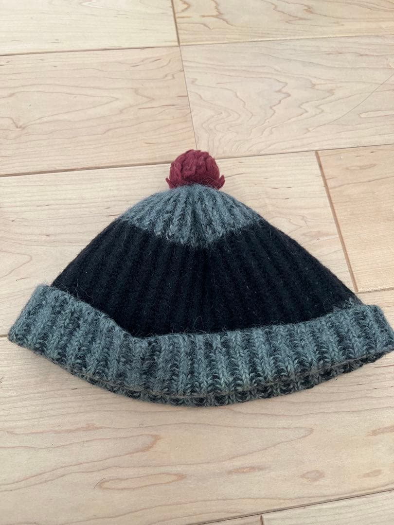 90s paul smith ニットキャップとレザージャケット