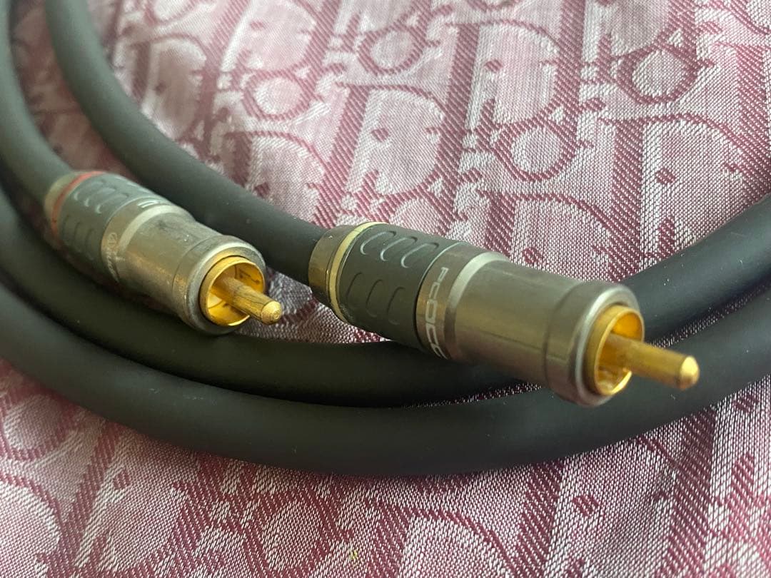 オーディオテクニカAT6A66/1mPCOCC+7Nペア RCAピンケーブル2本