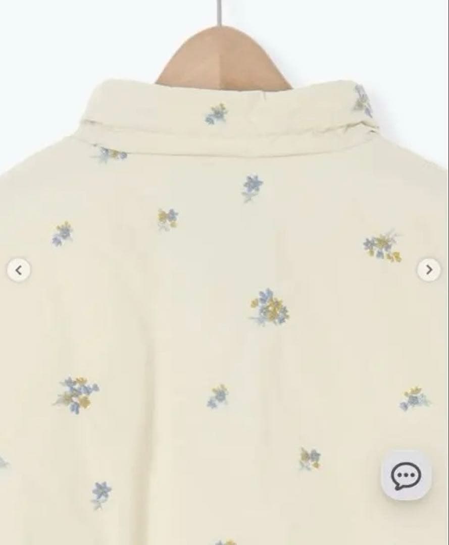 サマンサモスモス＊小花総刺繍中綿ジャケット