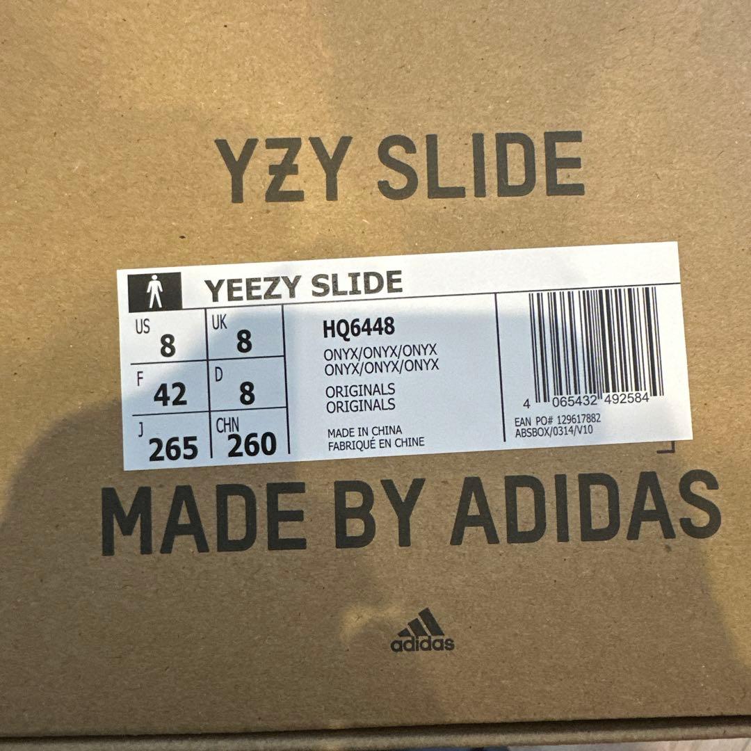 靴 adidas YEEZY SLIDE Onyx 265