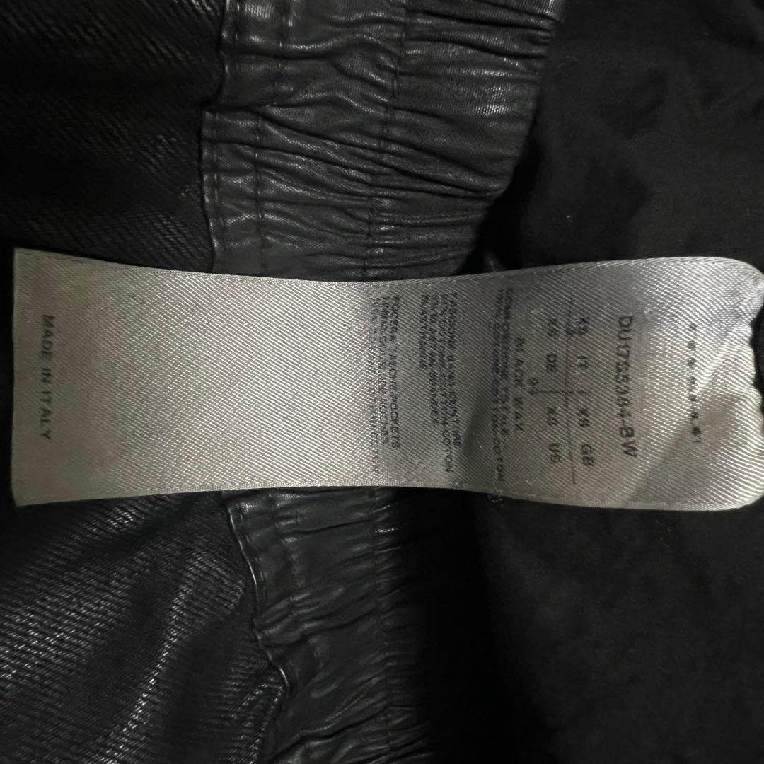 17SS リックオウエンス　ダークシャドウ　BLACK WAX サイズXS