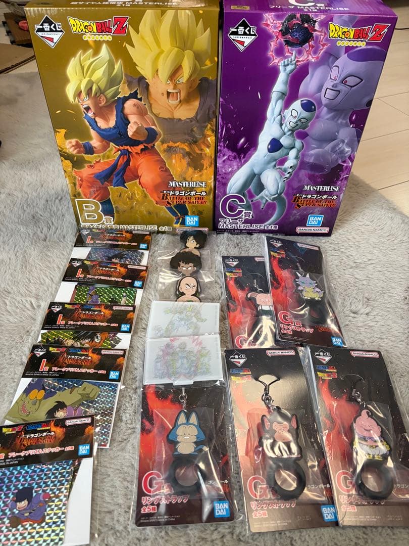 一番くじ ドラゴンボール B賞 超サイヤ人孫悟空 C賞 フリーザ おまけ　セット