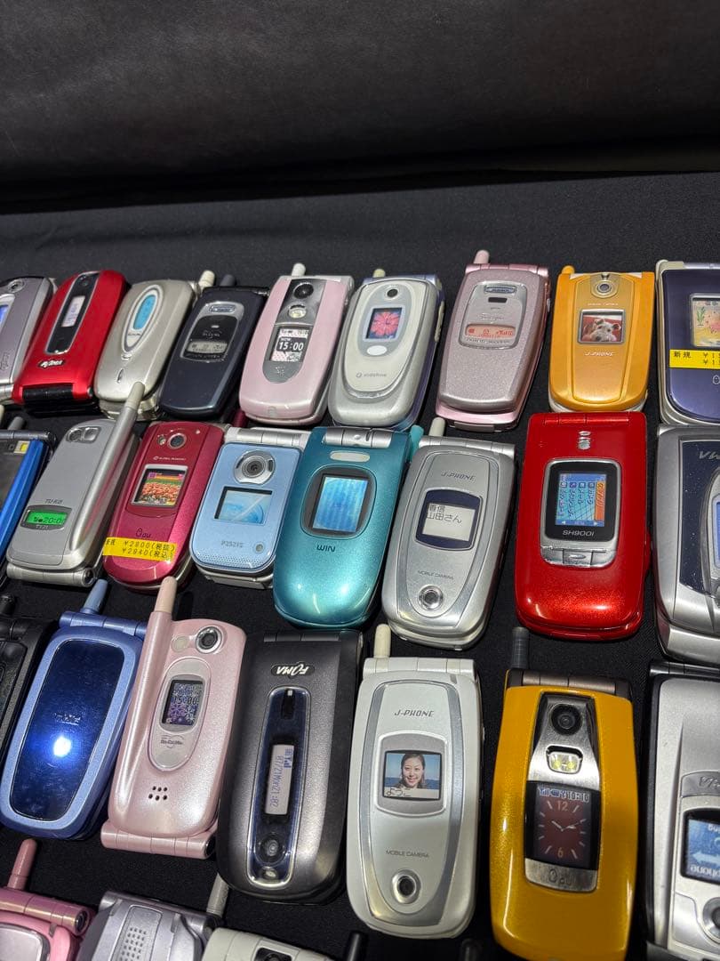 【まとめて90点セット】モックアップ 販売店模型 携帯電話 ガラケー