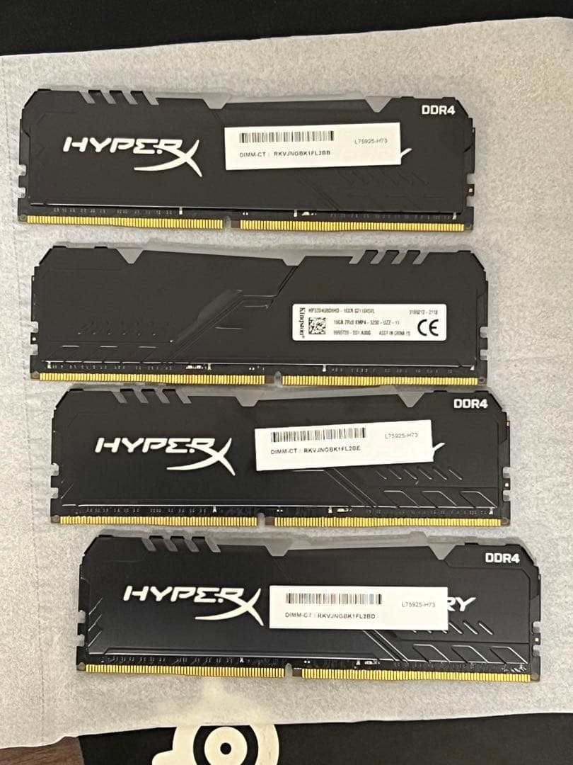 HyperX Fury DDR4 16GB×4 3200MHz