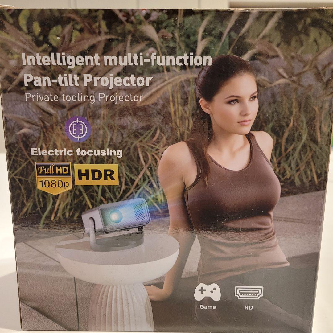 プロジェクター WiFi & Bluetooth 内蔵 自動台形補正 小型 軽量