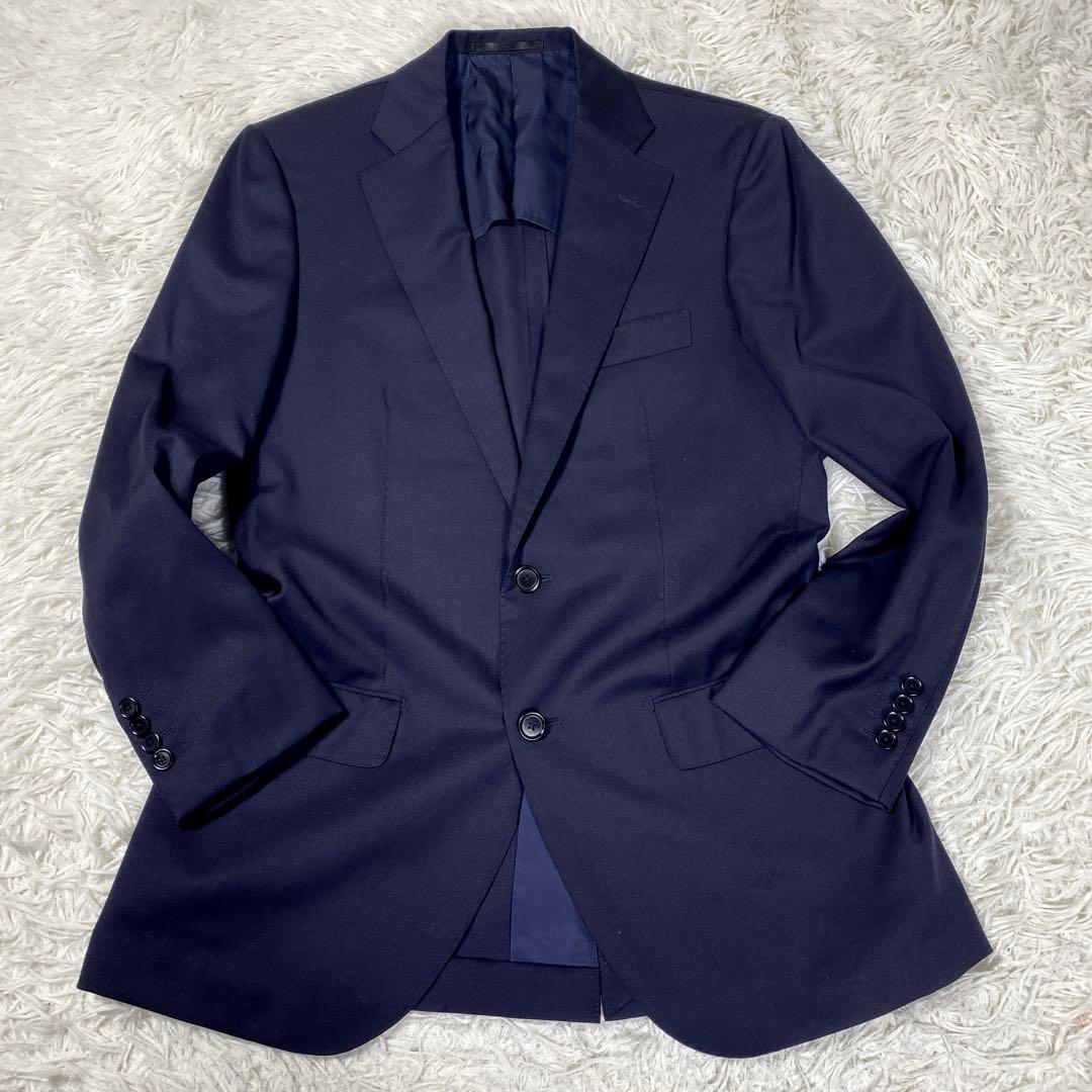 極美品　トゥモローランドピルグリム　ゼニア生地　ネイビー　サイズ48(M)