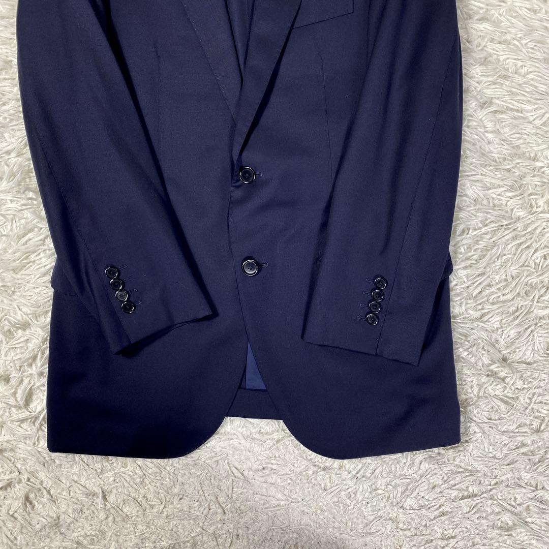 極美品　トゥモローランドピルグリム　ゼニア生地　ネイビー　サイズ48(M)