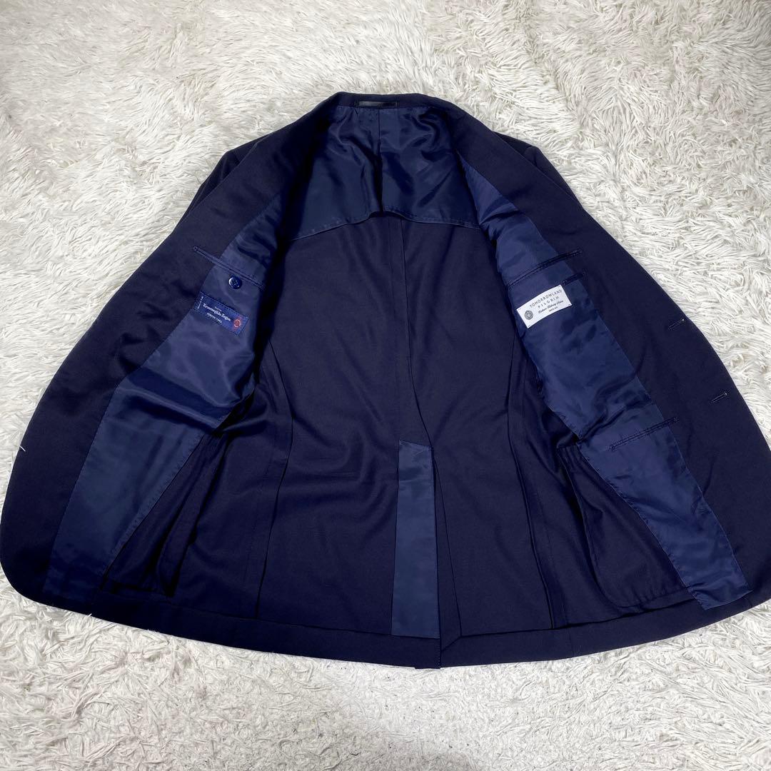 極美品　トゥモローランドピルグリム　ゼニア生地　ネイビー　サイズ48(M)