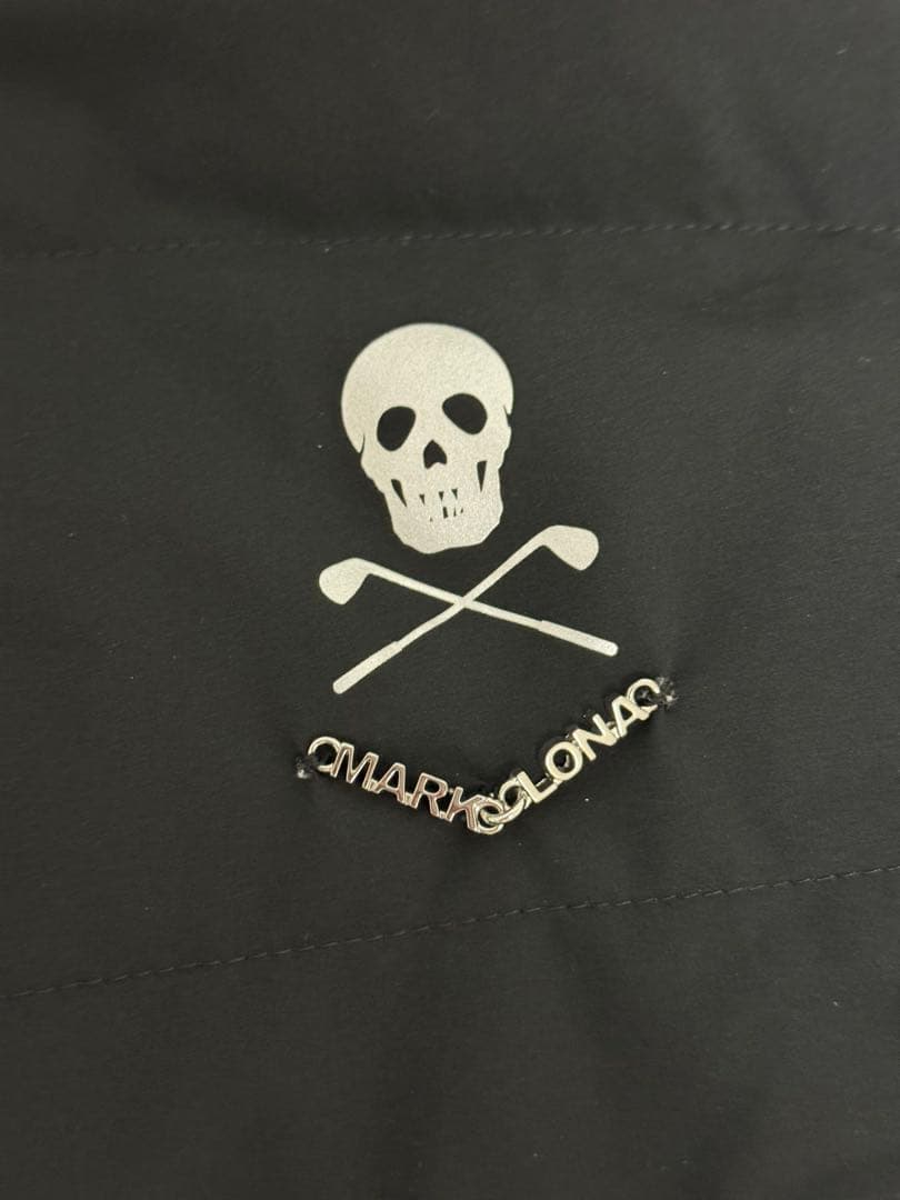 MARK & LONA ブラックジップアップジャケット 36