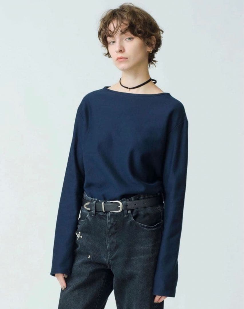 最終価格 ロンハーマン AURALEE BoatNeck SweatShirt