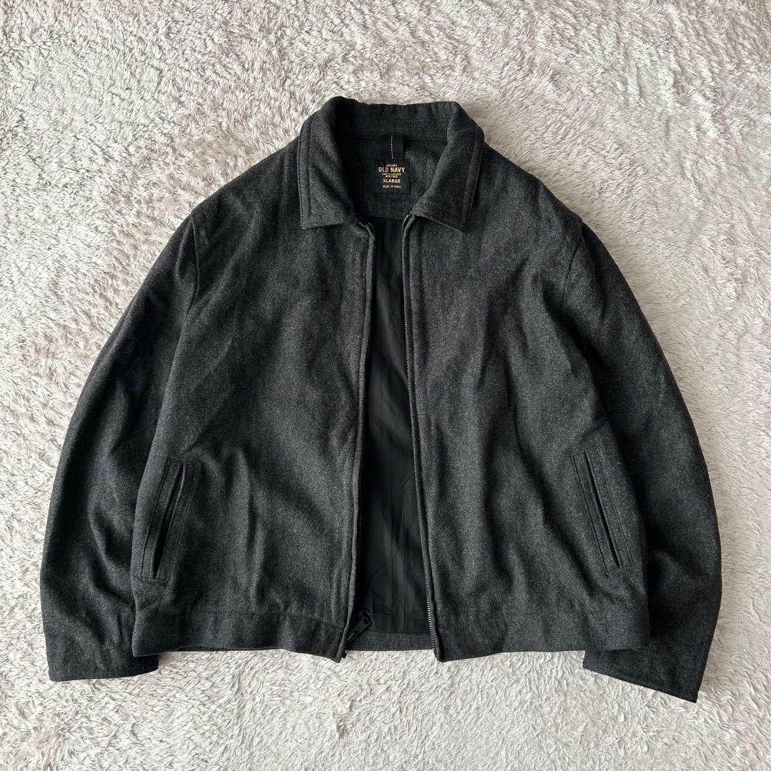 オールドネイビー 00s tough wool drizzler XL grey