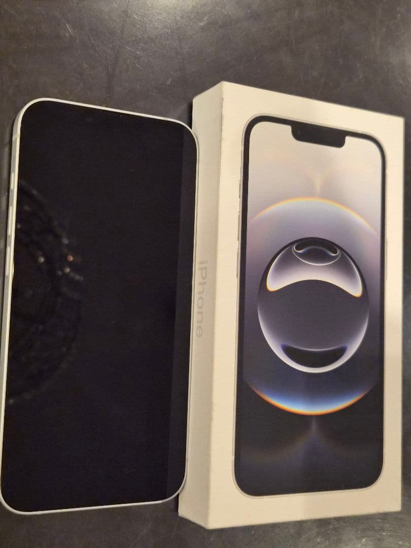 iPhone 16e 128GB white 本体 箱付き