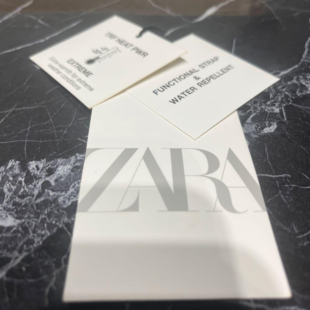 ZARA フード付き　ジャケット　M ブラック　黒　ザラ　ダウン