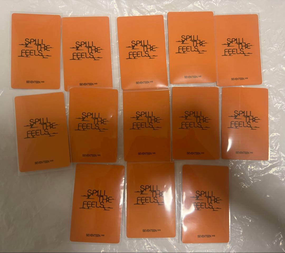 SEVENTEEN SPILL THE FEELS yzy 一直娱 中華 トレカ