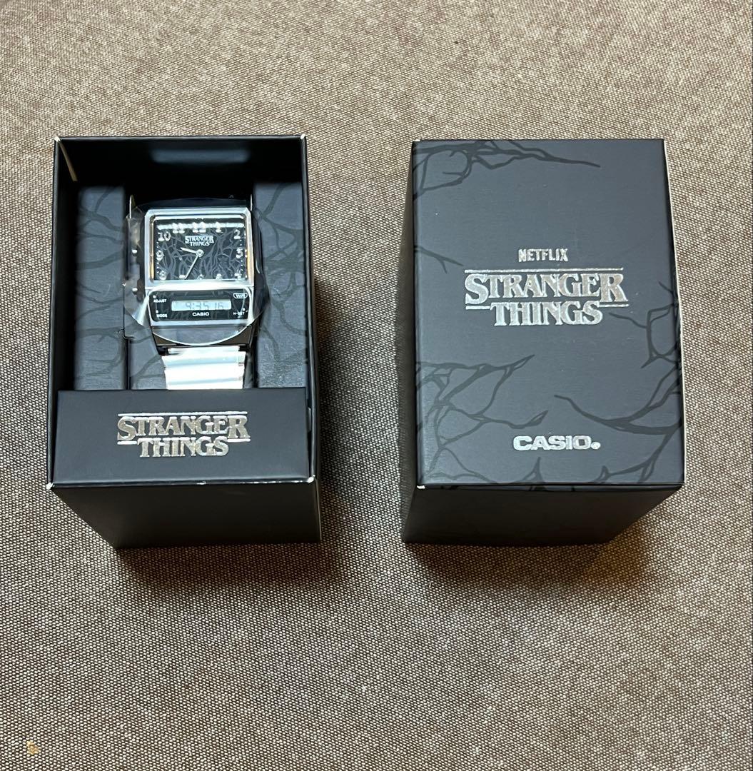 時計 CASIO STRANGER THINGS AQ-800EST-1AJR