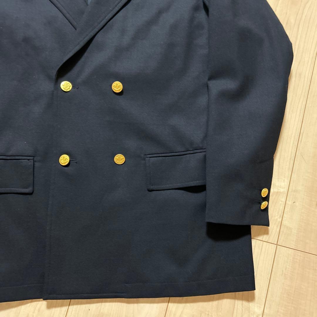 gymphlex ネイビー ダブルブレスト テーラードジャケット　12サイズ