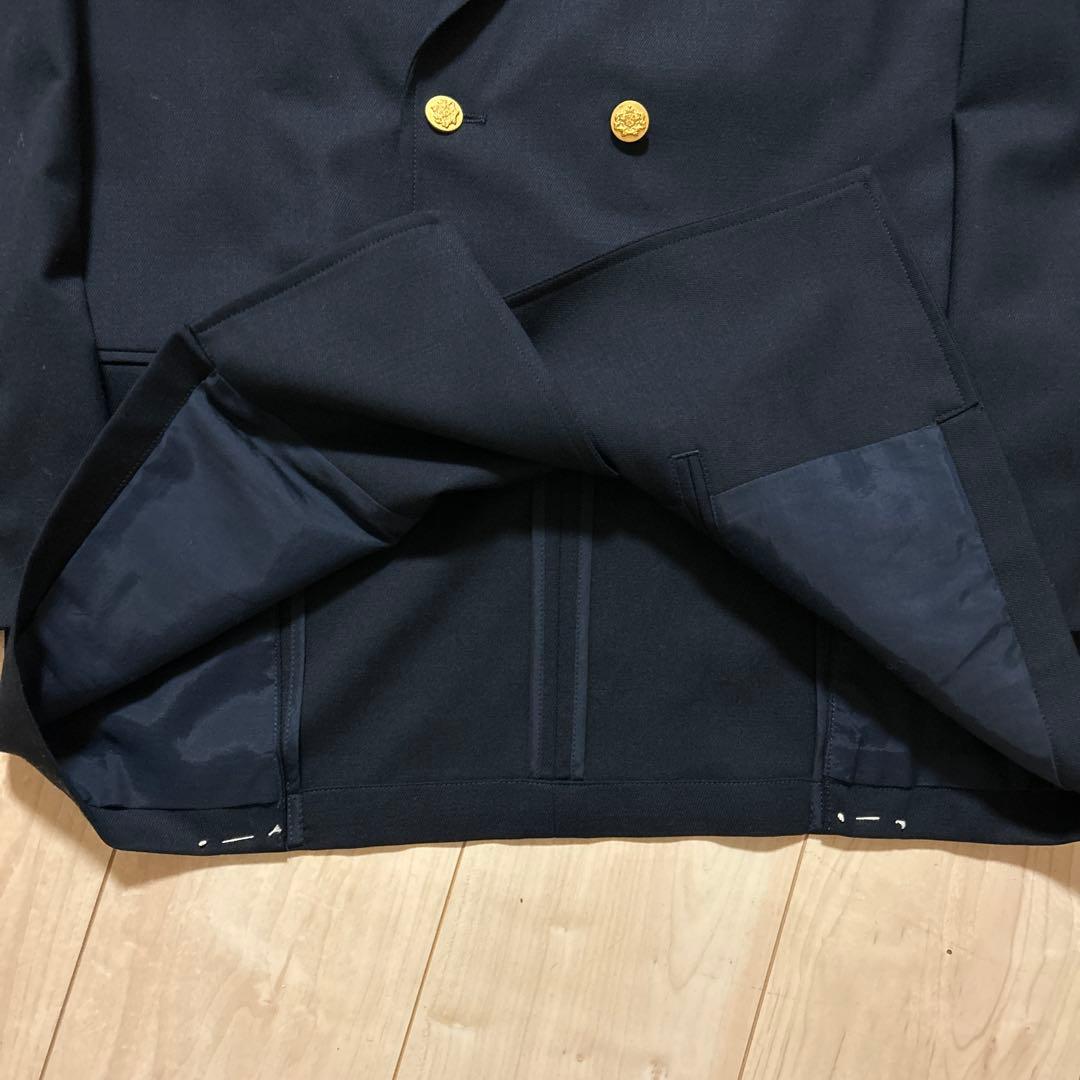 gymphlex ネイビー ダブルブレスト テーラードジャケット　12サイズ