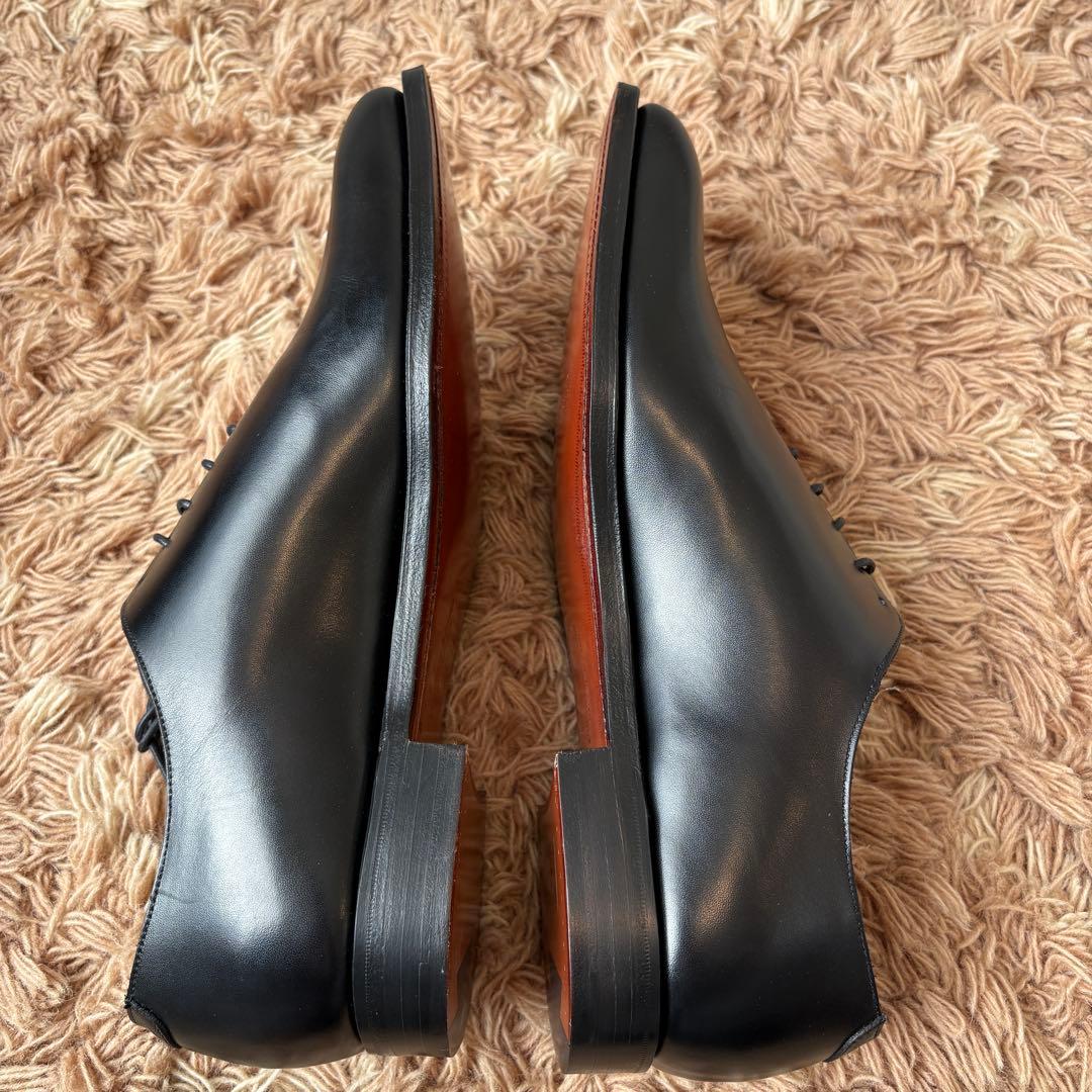 【未使用】クロケット＆ジョーンズ ホールカット レザー 7.5E レザーシューズ