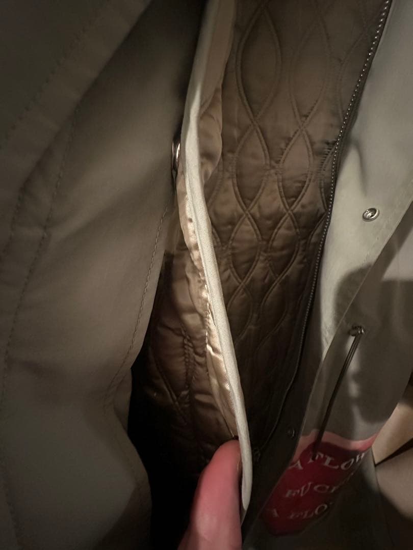 almostblack グラフィックモッズコート