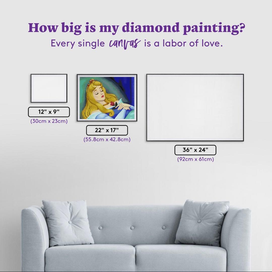 DAC(ダイヤモンドアートクラブ)　オーロラ　眠れる森の美女