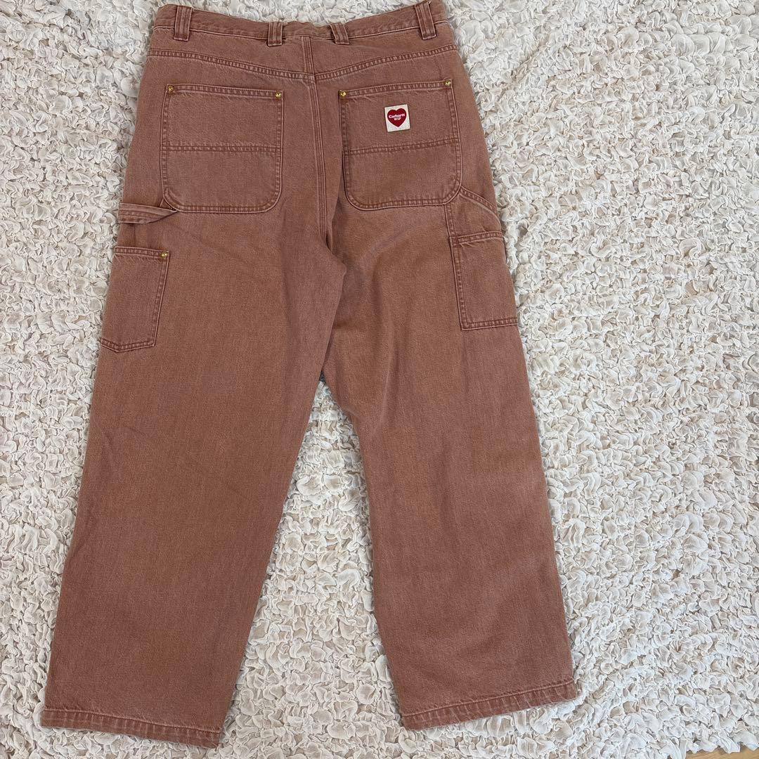 希少カラー　Carhartt WIP ピンク ペインターパンツ　ダブルニー