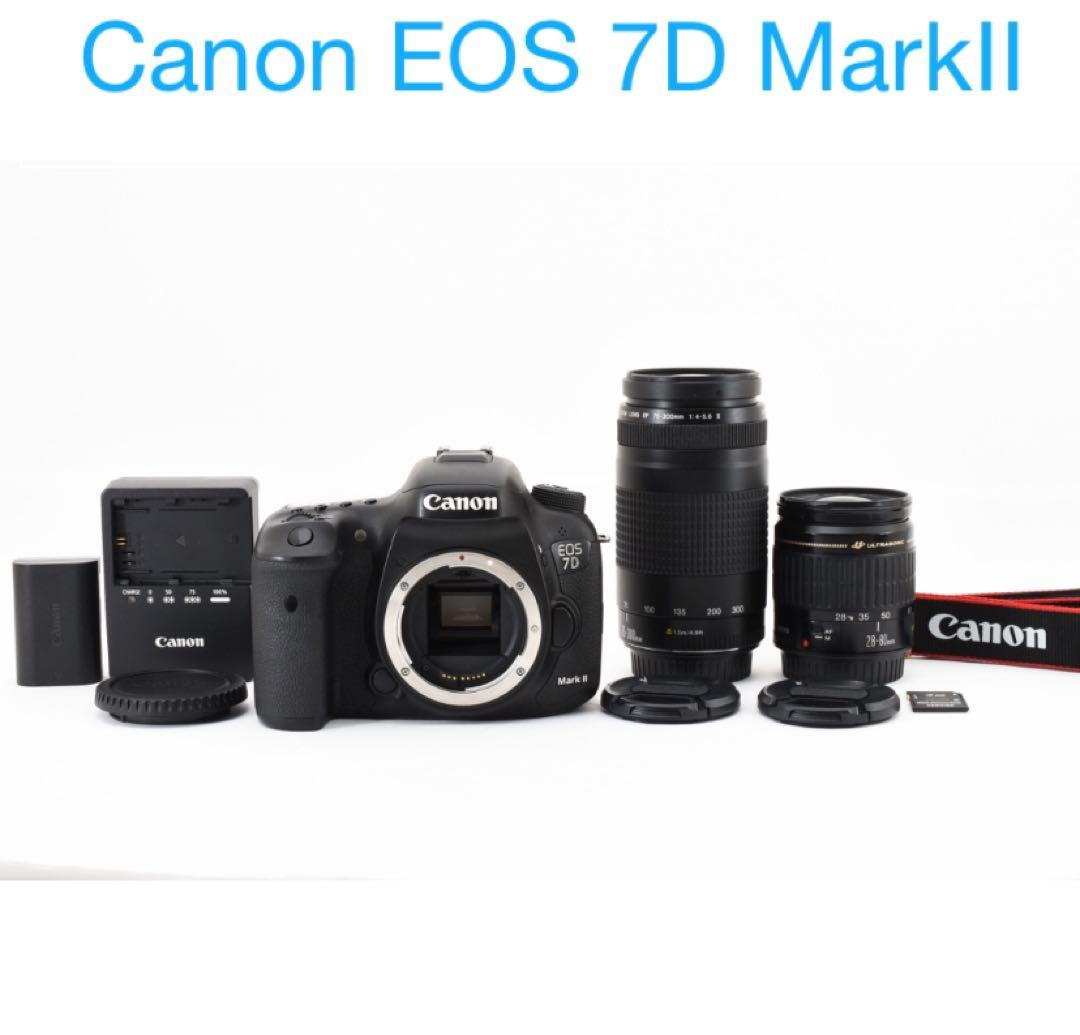 Canon EOS 7D Mark II標準&望遠ダブルレンズセット