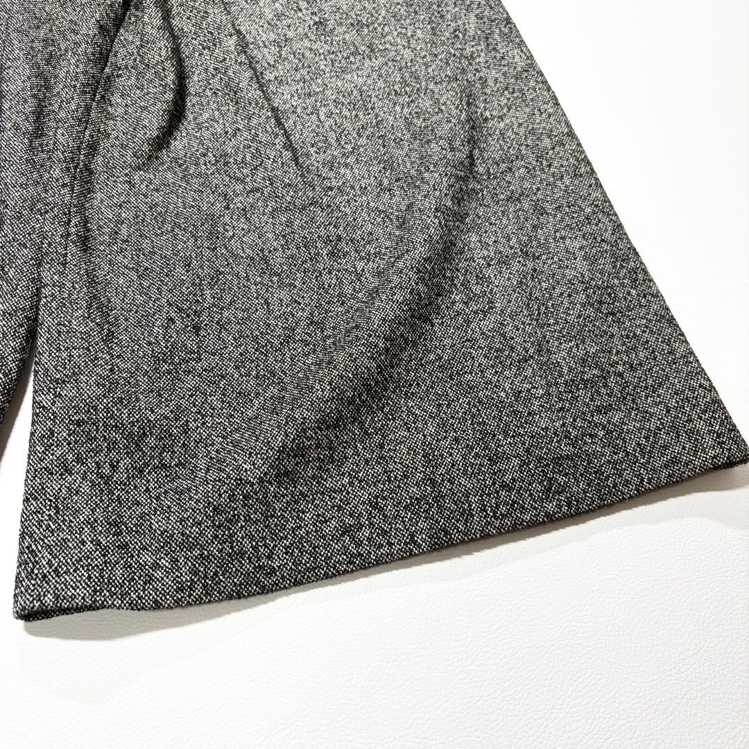 美品✨ドルガバ ツイードロングワイドパンツ 42サイズ イタリア製